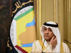 الأمين العام لمجلس التعاون الخليجي جاسم البديوي (أ ف ب)