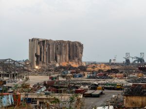 مرفا بيروت بعد الانفجار