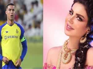 حليمة بولند والنجم العالمي كرستيانو رونالدو