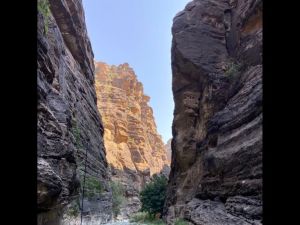 وادي لجب في جنوب المملكة العربية السعودية