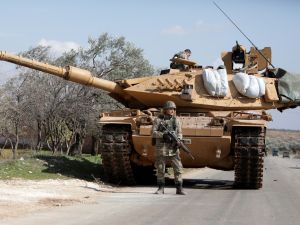 دبابة تركية في شمال سوريا