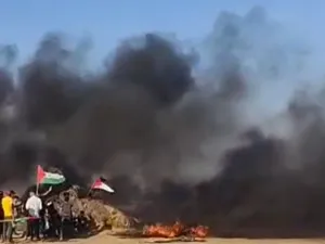 اسرائيل تقصف مواقع لحماس بعد عودة عمليات اطلاق البالونات الحارقة من غزة