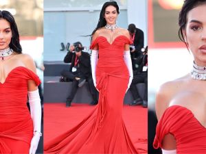تفاصيل إطلالة جورجينا رودريغيز في مهرجان "فينيسيا" السينيمائي
