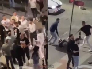  السائح الكويتي سقط على الأرض مغشياً عليه بلا حراك