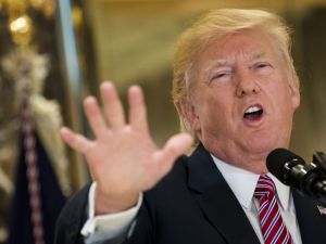 الرئيس السابق للولايات المتحدة، دونالد ترامب
