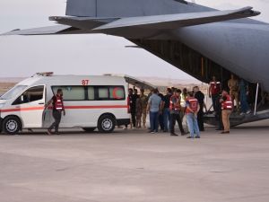 نقل الجرحى الى تركيا - الصورة عن موقع بغداد اليوم