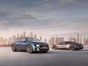 Powered by Progress: New Audi Q8 Makes World Premiere at Geneva International Motorshow Qatar as Brand Also Unveils a peek into its F1 future