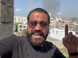 Palestinian artist Ali Nasman was martyred in a bombing in Gaza