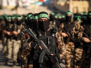 مقاتلون من حركة حماس في قطاع غزة