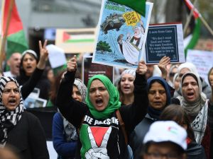 تصاعد الاحتجاجات ضد الجرائم الاسرائيلية في قطاع غزة