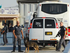 Israel Prison Service ‎at Ketziot Prison the largest detention camp
