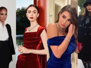 بين ياسمين صبري وجينيفر لوبيز كيف تألقت الفنانات بتصاميم قماش المخمل هذا الخريف
