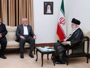 لقاء بين خامنئي وهنية -ارشف