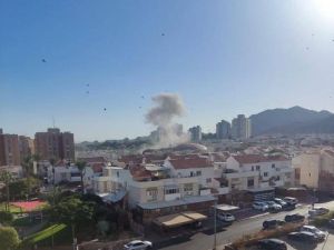 انفجار كبير في مدينة ايلات الواقعة على شواطىء البحر الأحمر