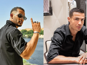 كريستيانو رونالدو ومحمد رمضان