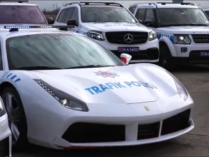 Ferrari in the Turkish police vehicles' fleet