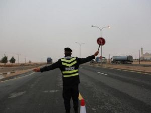 شرطي اردني يطار سائق شاحنة والنهاية مأساوية