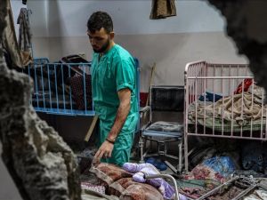 صورة من مجمع الناصر الطبي - غزة