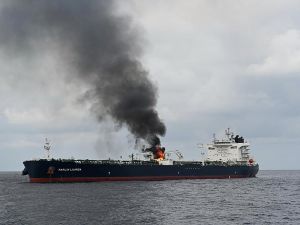 Oil Tanker targeted by Yemeni forces