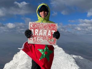 Youssef Tazi, 12, became the youngest and the first Arab boy to climb Mount Kilimanjaro. (Youssef Tazi/ Instagram) Youssef Tazi, 12, became the youngest and the first Arab boy to climb Mount Kilimanjaro