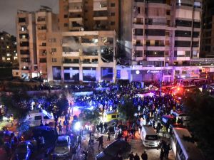 العاروري قتل في انفجار في منطقة المشرفية بضاحية بيروت الجنوبية