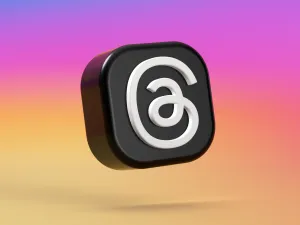 Threads, an Instagram app floating logo 