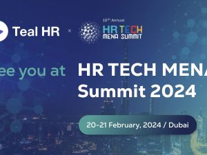 سيعرض فريق Teal HR حلول تحفيز موظفيه وحثهم على المشاركة بمؤتمر HR Tech MENA Summit، الذي ستتم إقامته في دبي