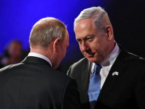 Israeli Prime Minister Benjamin Netanyahu and Russian President Vladimir Putin