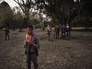 Members of the Amhara police force