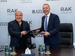Azizi Developments, RAK Ceramics sign two-year MoU for the supply of tiles and sanitary ware 