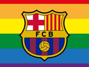 برشلونة بالعربي يدعم المثلية الجنسية 