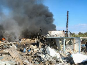 غارة اسرائيلية تستهدف منطقة الغازية قرب صيدا جنوب لبنان
