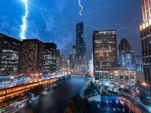 lightning strikes