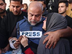 وائل الدحدوح مراسل قناة الجزيرة في قطاع غزة