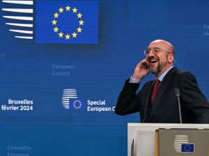 EU Council President's satirical congrats to Putin on election win