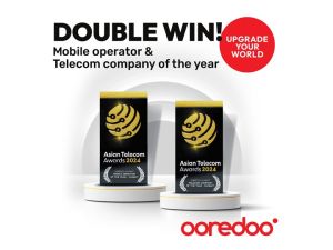 Ooredoo Clinches Double Victory at Asian Telecom Awards