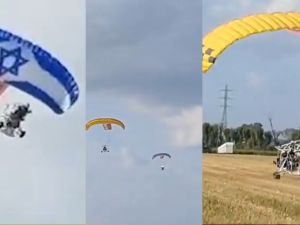 Another oct. 7':Israeli paragliders fly over Netanyahu's residence, threatening him with death