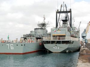 سفينتان حربيتان ايرانيتان في ميناء بورتسودان