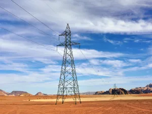 Jordan and Iraq electrical connection