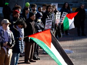 'Death to America, death to Israel': US protesters chant in Michigan rally