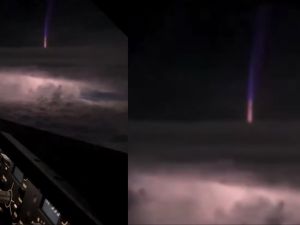  Mysterious laser penetrates Earth's atmosphere