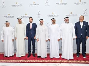 NCTH&H and IHG Grand Opening Backdrop Image For The Grand Opening og InterContinental Residences Abu Dhabi