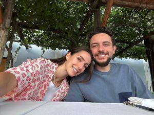 Prince Al Hussein bin Abdullah II and Princess Rajwa Al Hussein