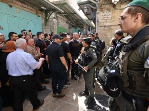 عناصر من قوات الإحتلال الاسرائيلي في القدس المحتلة
