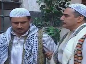 عباس النوري  في عزاء والدة قيس الشيخ نجيب
