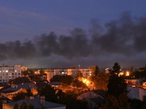 Ukrainian drone strike 