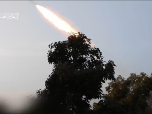 Al Qassam Brigades publish a video of missile strikes launched from southern Lebanon