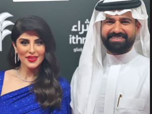 إطلالة زارا البلوشي في افتتاح مهرجان أفلام السعودية