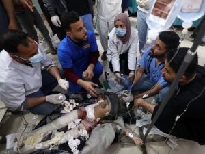 قوات الاحتلال قامت بإغلاق محيط المستشفى بشكل كامل