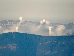 حزب الله قصف مقر قيادة فرقة الجولان (210) في قاعدة نفح بعشرات الصواريخ